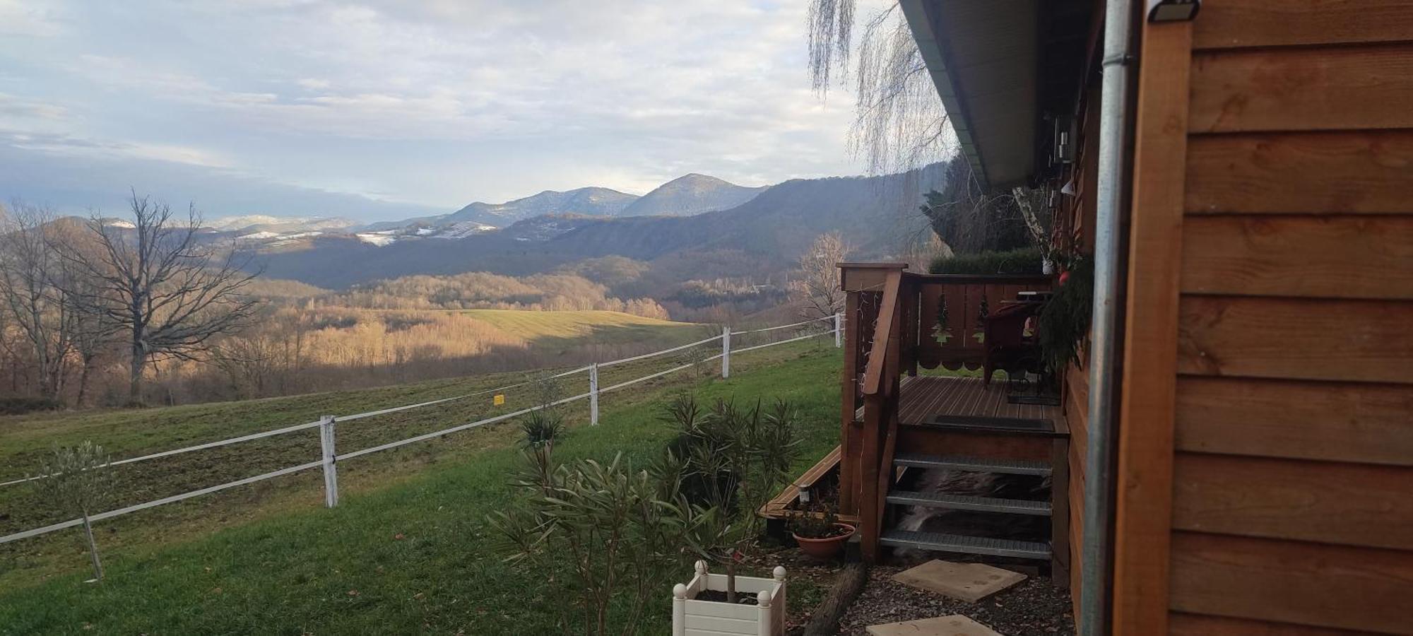 Domaine Le Lanis "Cabane De Pauline" Saint-Girons  Zewnętrze zdjęcie